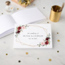 Search for burgundy guest books Greenery