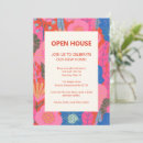 Search for floral open house invitations Housewarming party