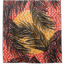 Search for palm leaf shower curtains Black