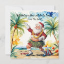 Search for beach santa claus cards Hawaii