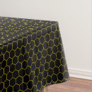 Search for hexagonal tablecloths Black