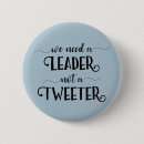 Search for political badges Not my president