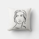 Search for abstract face drawing cushions Trendy