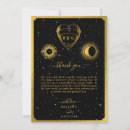 Search for moon and stars thank you cards Tarot