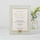 Search for white gold and green wedding invitations Rustic