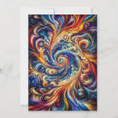 Search for abstract art invite invitations Vibrant