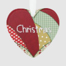Search for quilters christmas tree decorations Heart