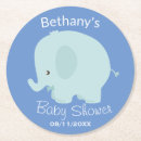 Search for elephant coasters Baby shower