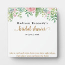Search for bridal shower plaques Create your own