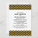 Search for chevron baby shower invitations Glitter