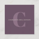 Search for plum business cards Simple