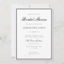Search for formal bridal shower invitations Classic