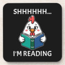 Search for book lover coasters Bookworm