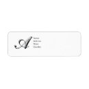 Search for graduate script return address labels Bridal shower