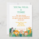 Search for young wild three boy invitations Kids