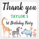 Search for zebra print thank you stickers Safari birthday