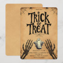 Search for trick or treat invitations Typography