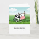 Search for funny cow cards Illustration