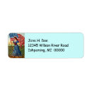Search for united states flag return address labels Red white and blue