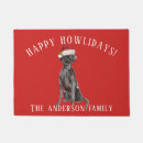 Search for black dog doormats Happy howlidays