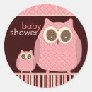 Search for mom and baby owl stickers Pink