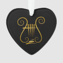Search for instruments heart christmas tree decorations Orchestra