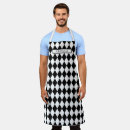 Search for white diamond pattern aprons Cooking