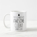 Search for clients mugs Small business