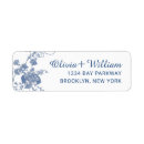 Search for victorian garden return address labels Toile de jouy