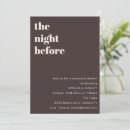Search for dinner date invitations The night before