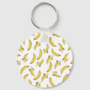 Search for bananas round key rings Banana pattern