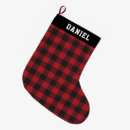 Search for red and black plaid christmas stockings Farmhouse