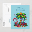 Search for beach scene christmas cards Palm tree