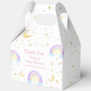 Search for pastel rainbow favour boxes Baby girl