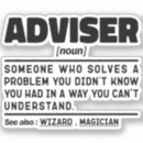 Search for advisor stickers Adviser