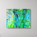 Search for crystal canvas prints Green