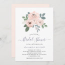 Search for pink flowers bridal shower invitations Rustic