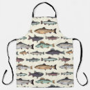 Search for fish pattern aprons Seamless