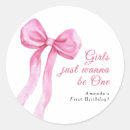 Search for just stickers Pink bow