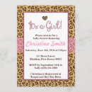 Search for cheetah print baby shower invitations Jungle