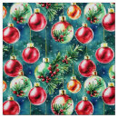 Search for christmas ornaments fabric Watercolor