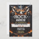 Search for band 5x7 invitations Rock and roll
