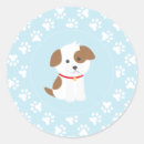 Search for blue paw stickers Puppy