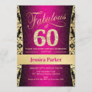 Search for fuchsia and black invitations For her