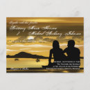 Search for lake sunset wedding invitations Couple