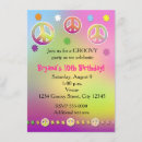 Search for tie dye invitations Peace