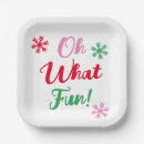 Search for oh what fun plates Red
