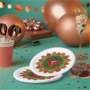 Search for unique christmas plates Red