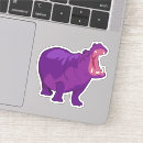 Search for purple hippo stickers Animal
