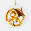 Search for flame christmas tree decorations Dragon
